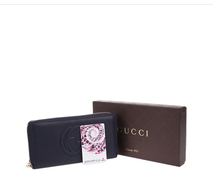 gucci酒神包英國 GUCCI古馳古琦牛皮材質純色女包LOGO長款錢夾錢包 銀泰 gucci酒神包包