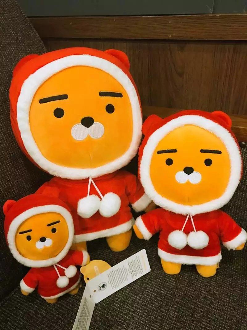 韩国kakao friends卡考金南俊ryan狮子毛绒玩具公仔抱枕玩偶
