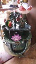Pottery pot lotus leaf lotus water fountain indoor fish tank bonsai garden landscape beautiful museum rockery