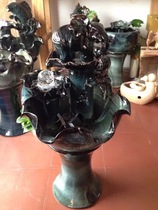 Fountain fish tank feng shui ornaments lucky mountain water bonsai elephant basin humidifier fish tank
