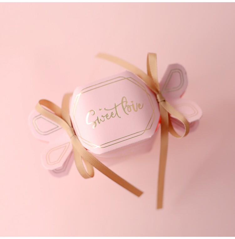 20/50pcs multicolor wedding favor box and bags sweet gift can