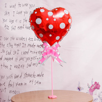 Wedding wedding house arrangement decorated with wedding banquet Birthday Banquet Table Digital Cartoon Balloon 100 days old Table floating upright