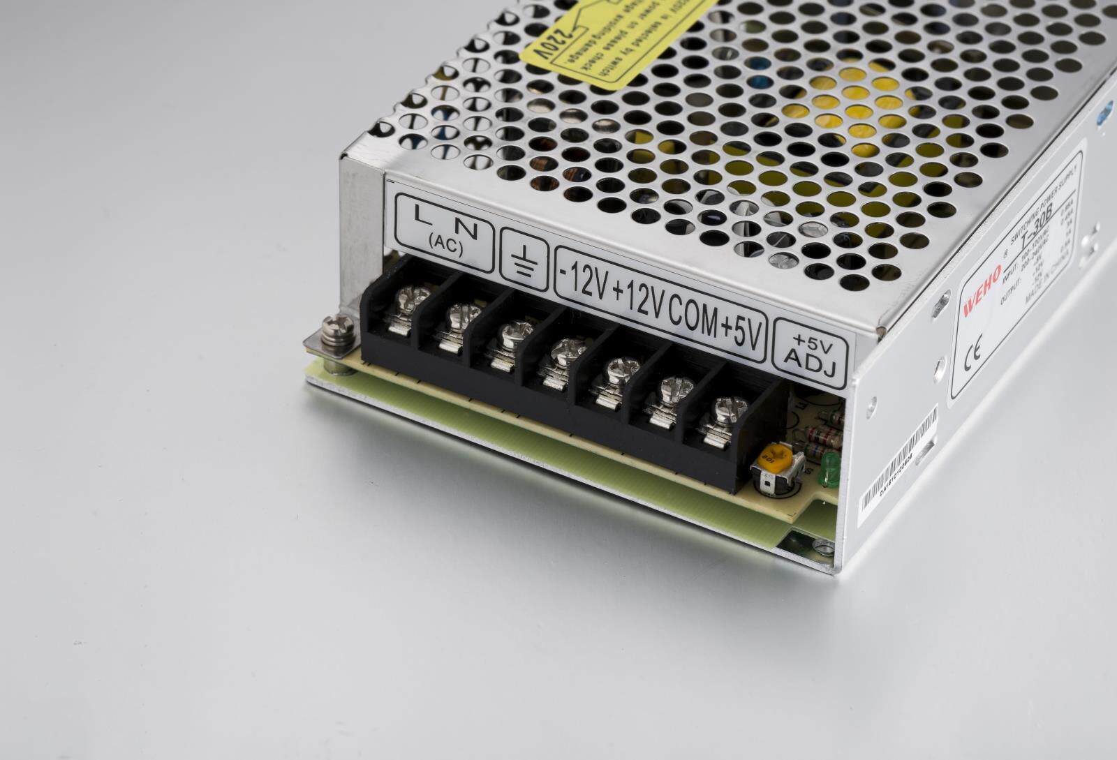 伟豪30w多路开关电源三组电压 5v 12v-12v工控led电源保2年t-30b