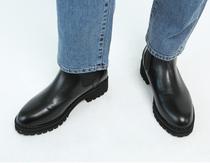 Down Emperor Korean Mens theaction New Black Cowhide Mens Boots