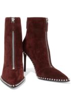 Special ALEXANDER WANG Eri rivet suede ankle boots