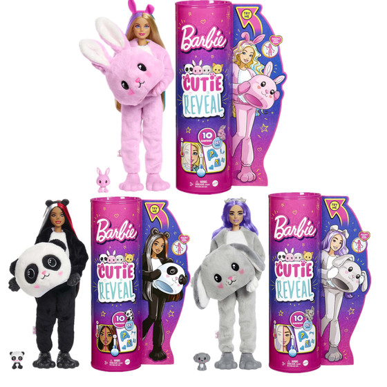 Barbie Barbie Fashion Meng Pet Rabbit Surprise Change the Blind Box Girl Passing Family Toys HHG18 Barbie Barbie Fashion Meng Pet Rabbit Surprise Change the Blind Box Girl Passing Family Toys HHG18