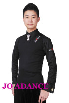 Mens Latin dance vest Mens Latin dance practice suit Ho Dance clothing vest