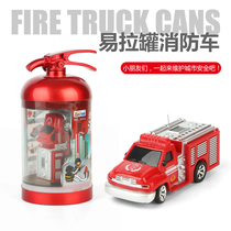 1:64 Ultra small fire truck remote control car can remote control car high speed mini drift car charging remote control car