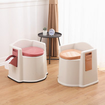 Shunjiali mobile toilet Adult raised elderly pregnant woman toilet Household portable patient toilet chair urine bucket