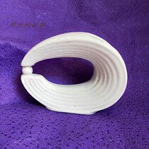 Nostalgic old stock 80-90s porcelain white porcelain vase flower arrangement night pearl