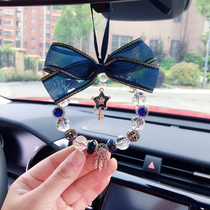 Crystal onboard pendant ornament in car rear-view mirror with the same net red goddess Fancy Wins Temperament