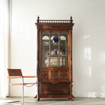 coznap antique) French domestic Renaissance style walnut wine cabinet