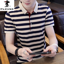 啄木鸟Polo衫短袖男t恤2022春夏新款韩版潮流翻领夏装体恤上衣服