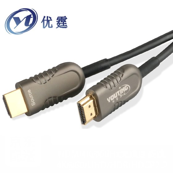 UTING HDMI2.0 비디오 케이블 섬유 케이블 4K60Hz 100 미터 입력 및 출력이있는 등가 거리 엔지니어링 등급 UTING HDMI2.0 비디오 케이블 섬유 케이블 4K60Hz 100 미터 입력 및 출력이있는 등가 거리 엔지니어링 등급
