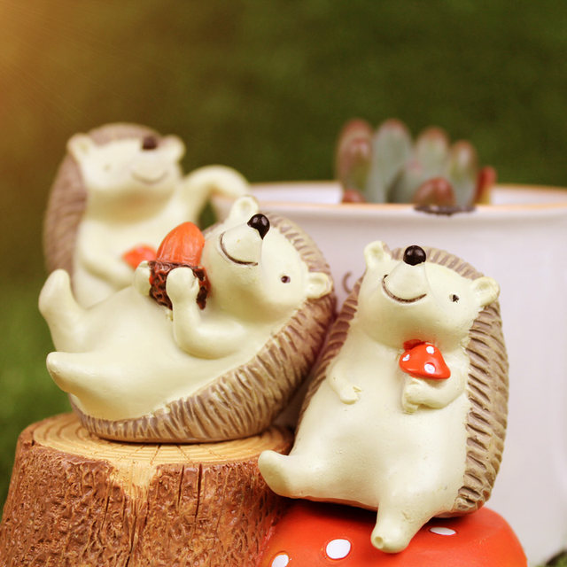If zakka creative home cute cartoon bonsai flower pot ornament resin small ornament gardening scene If zakka creative home cute cartoon bonsai flower pot ornament resin small ornament gardening scene