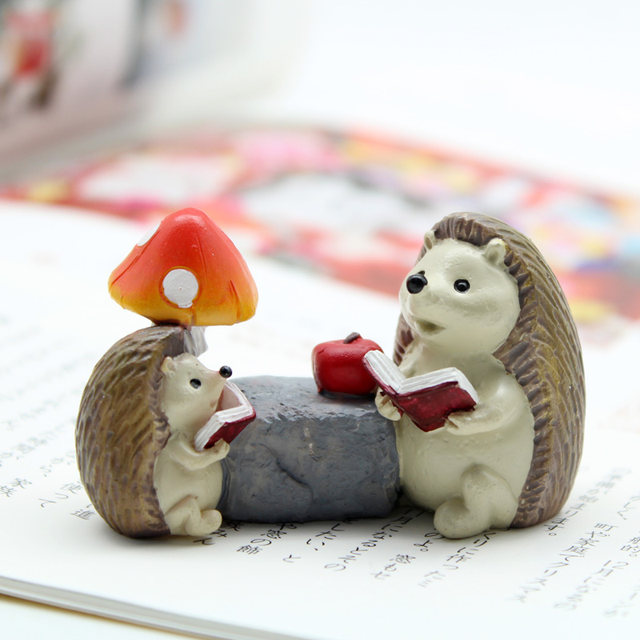 If the creative mini small animal ornaments flowerpot gardening home decorations cute cartoon hedgehog gadgets If the creative mini small animal ornaments flowerpot gardening home decorations cute cartoon hedgehog gadgets