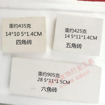 Quartz welding tile welding table refractory brick insulation tile 4-foot square welded plate for gold jewellery tool equipment