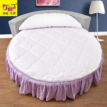 Direct home stay round bed washable thick mattress mattress mattress custom U shaped round cushion White