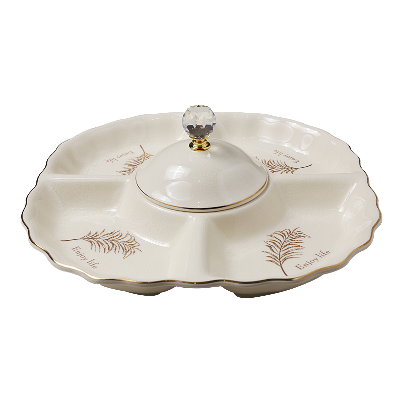 The Nordic idea ceramic frame compote furnishing articles home sitting room tea table of fruit dried fruit tray melon seeds candy dishes