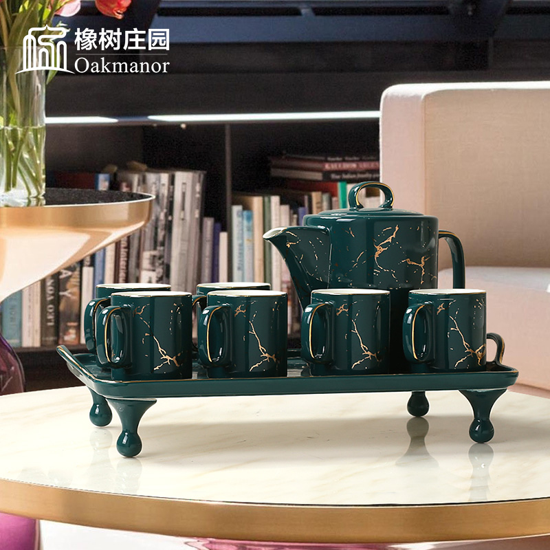 The Nordic idea of high - grade ceramic cup coffee in The afternoon tea set small key-2 luxury American - style coffee cup with pallets