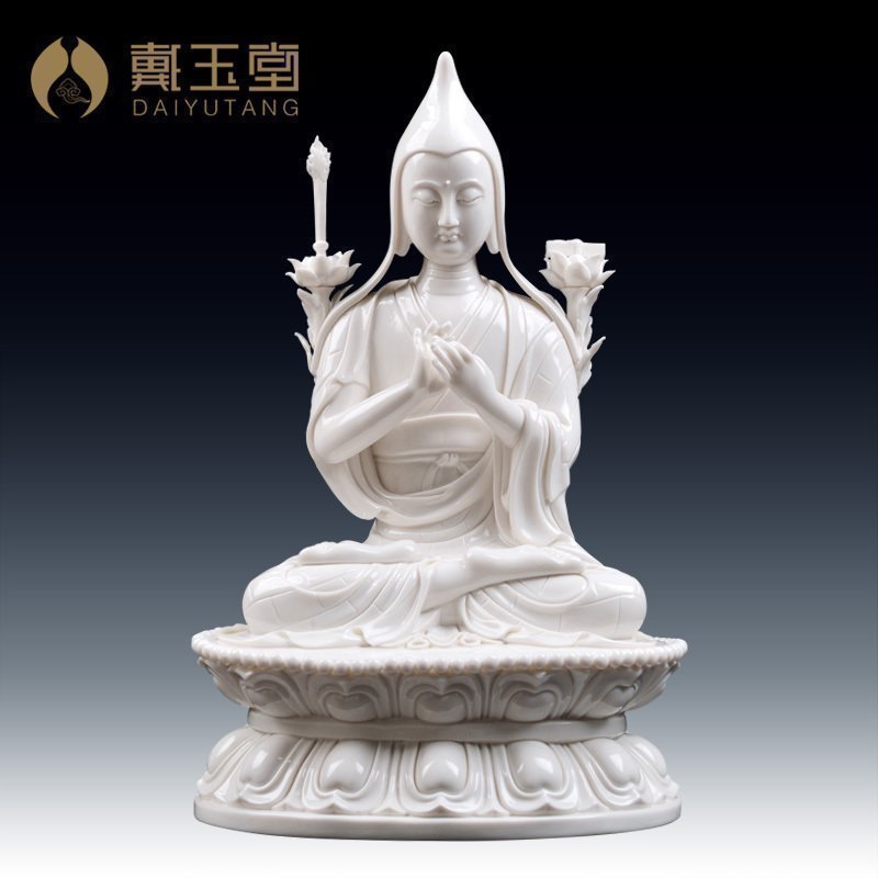 Yutang dai dehua porcelain its art collection furnishing articles/master tsongkhapa D46-24