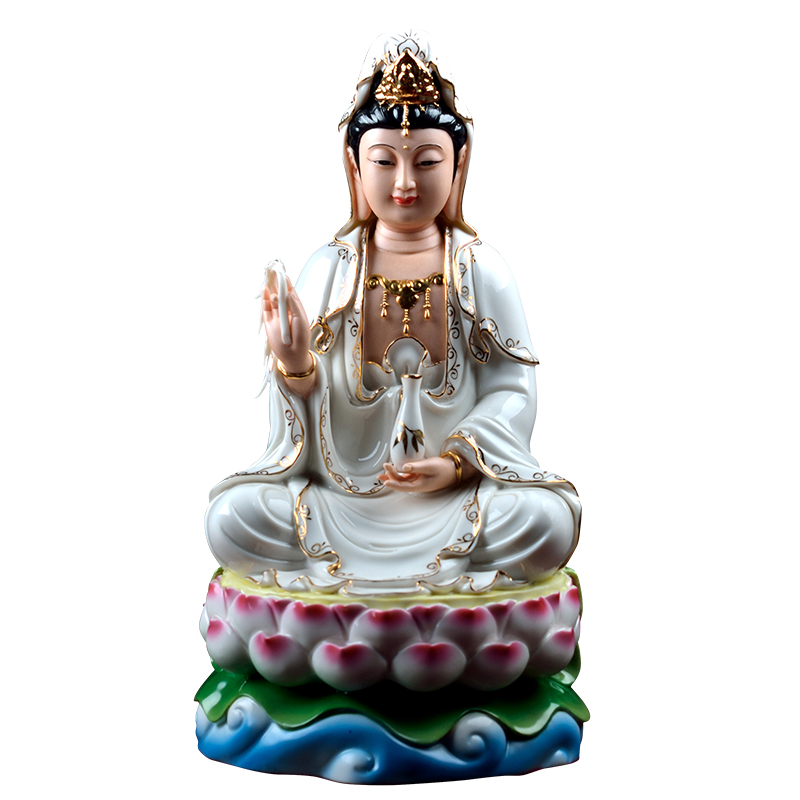 Yutang dai ceramic guanyin Buddha worship Buddha that occupy the home furnishing articles, informs jade lyrics Jin Nahai avalokitesvara