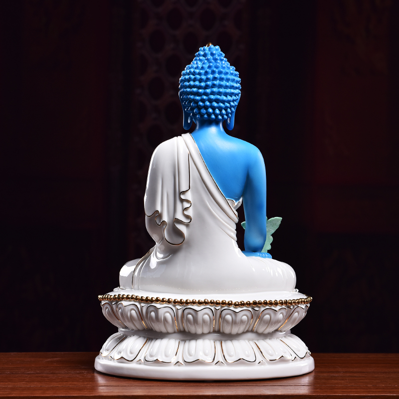 Yutang dai dehua porcelain its art ceramics collection furnishing articles/medicine the guru Buddha sitting room D46-25