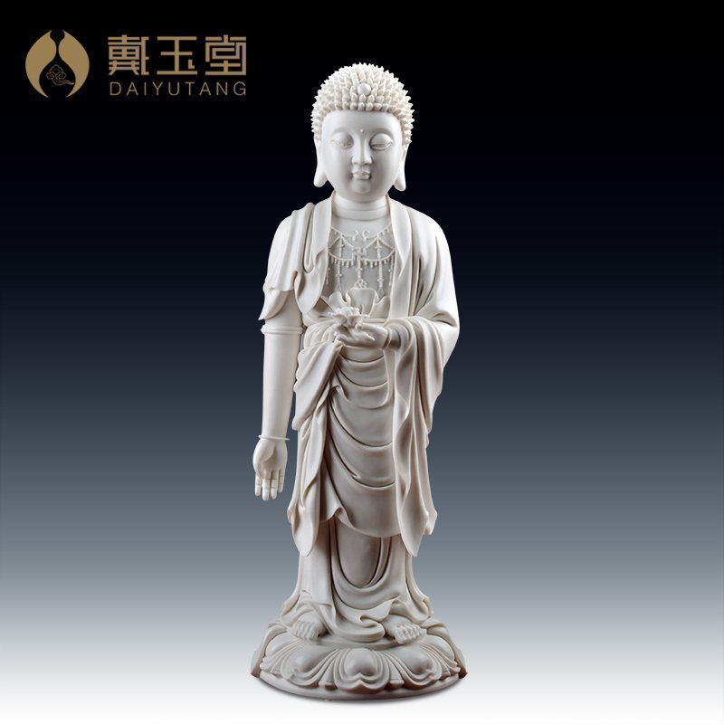 Yutang dai dehua porcelain its craft art collection in the sitting room place/amitabha D19-58