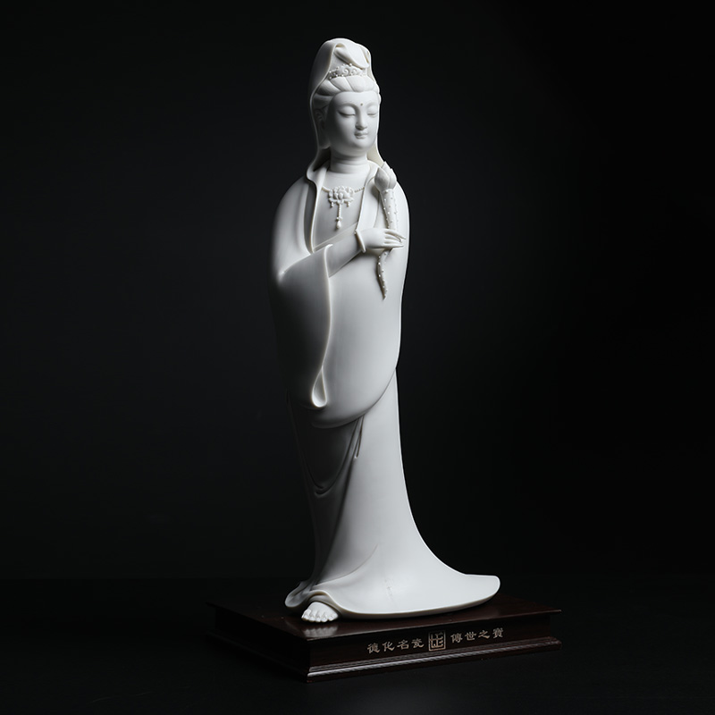 Yutang dai of Buddha enshrined that occupy the home furnishing articles ceramics handicraft jian - pin Lin master Dutch guanyin/D26-23