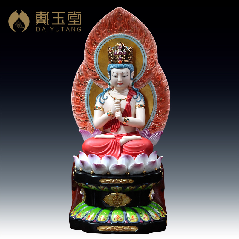 Yutang dai furnishing articles dehua white porcelain ceramic figure of Buddha its/Buddha great day which the Lou covering the Buddha D21-41