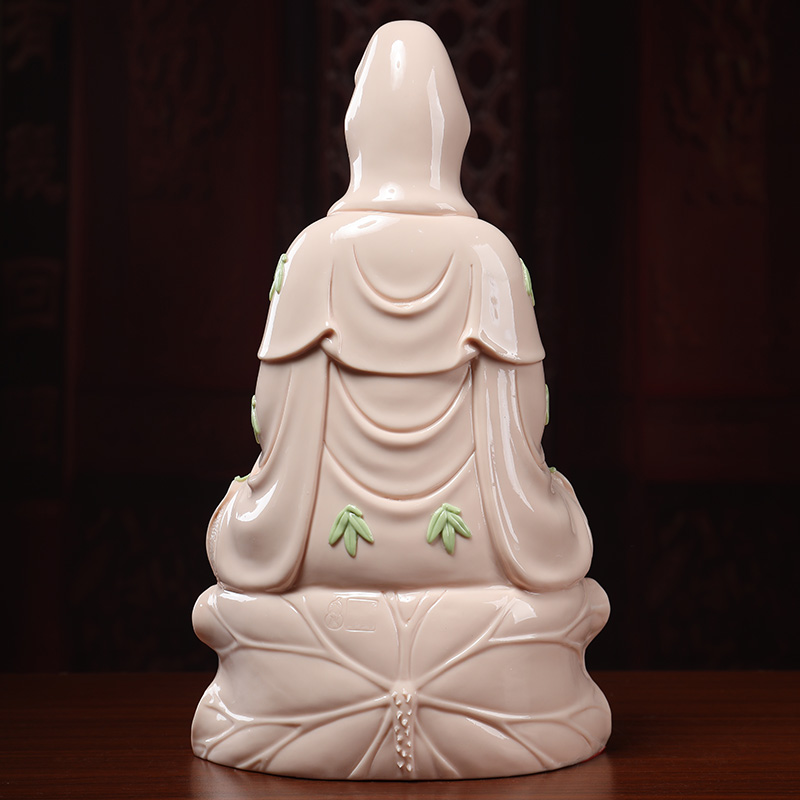 Yutang dai ceramic three holy Buddha guanyin western home furnishing articles to the as has trend to bodhisattva like at home