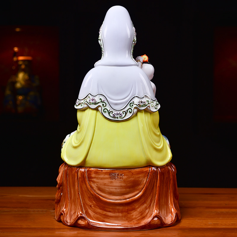 Yutang dai ceramic glaze color avalokitesvara like SongZi son guanyin Buddha offering home furnishing articles at home