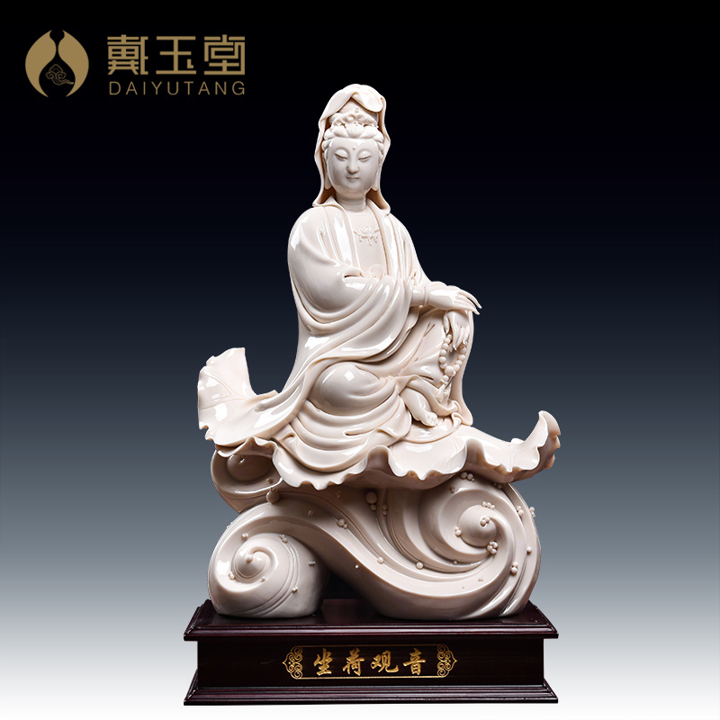 Red ceramic Buddha handicraft furnishing articles Lin yutang dai child auspicious manually signed by Dutch guanyin/perhaps - 33