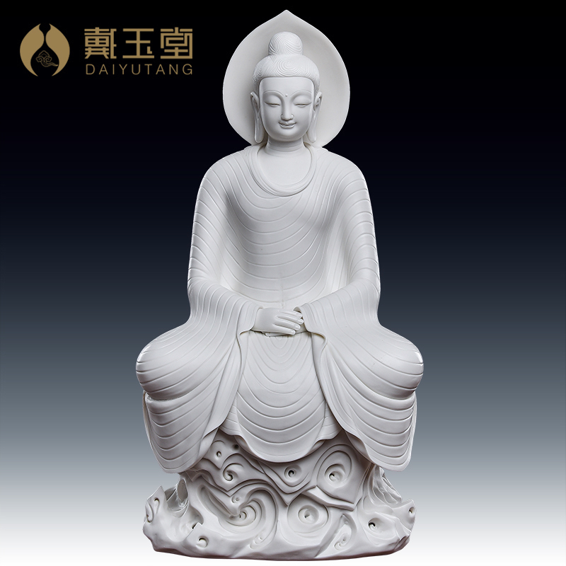 Yutang dai dehua white porcelain the mogao grottoes of dunhuang like smiling Buddha statute honors that occupy the home furnishing articles northern wei dynasty to zen Buddhism