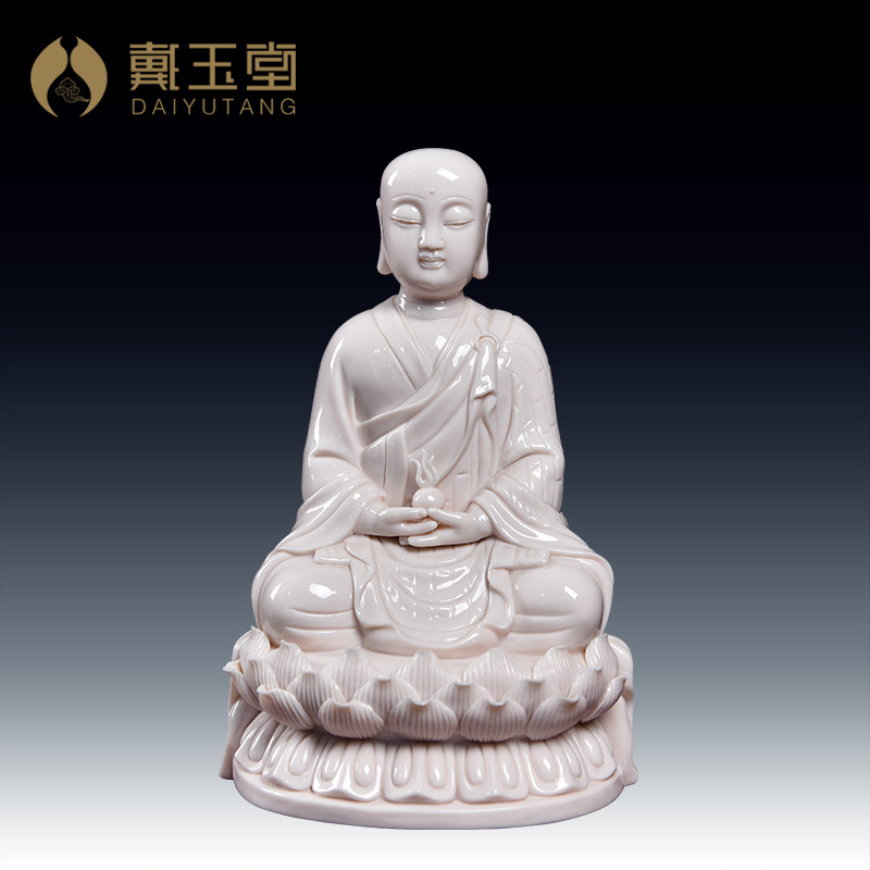 Yutang dai dehua ceramic zen characters consecrate Buddha earth treasure bodhisattva adornment that occupy the home furnishing articles/D12-42