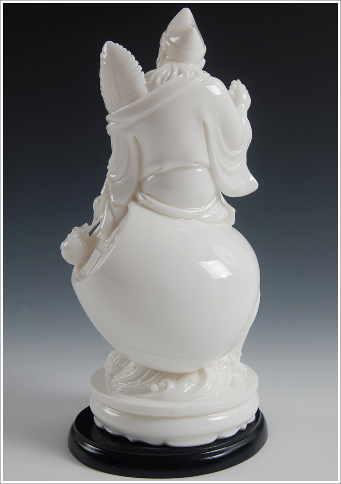 White marble production is pulled from the shelves 】 【 porcelain/9 inches unfortunately living Buddha