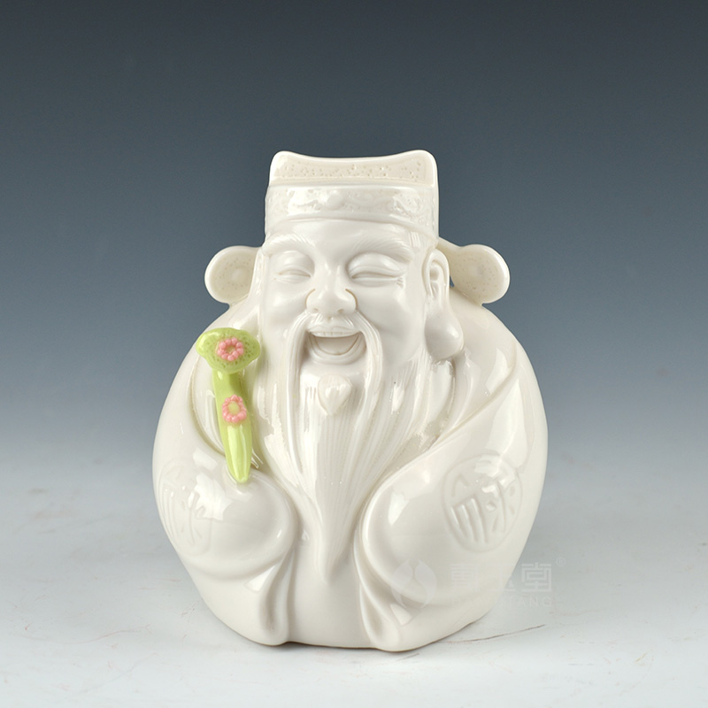 "Shut down is off the shelves," the old man festival birthday gifts ceramic furnishing articles/fu lu shou