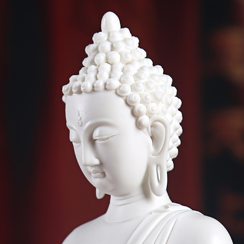 Yutang dai dehua white porcelain medicine the guru Buddha amitabha Buddha furnishing articles ceramic its large - sized/D46-29