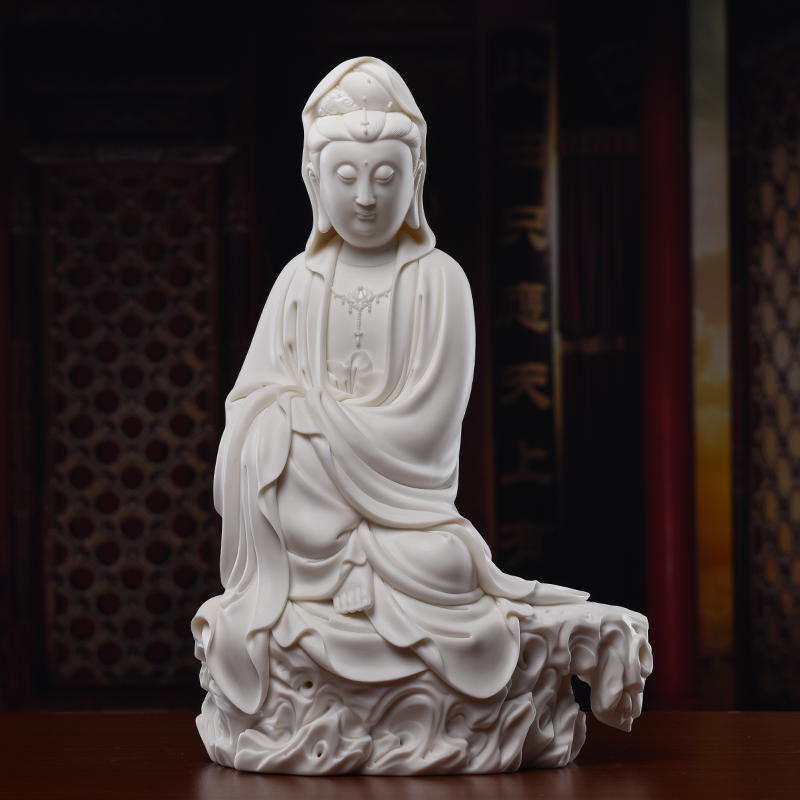 Yutang dai ceramic home furnishing articles Su Xianzhong master limited edition by rock guanyin/D30-45