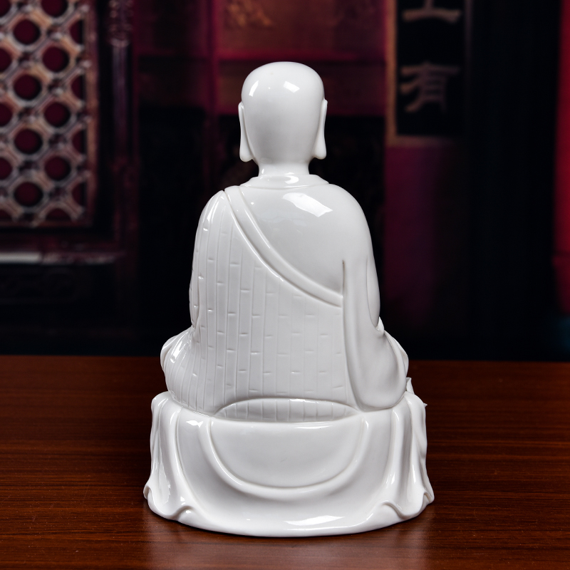 Yutang dai dehua ceramic zen characters consecrate Buddha earth treasure bodhisattva adornment that occupy the home furnishing articles/D12-42