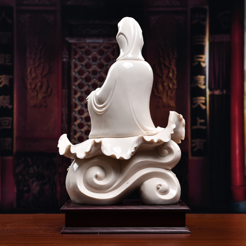 Red ceramic Buddha handicraft furnishing articles Lin yutang dai child auspicious manually signed by Dutch guanyin/perhaps - 33