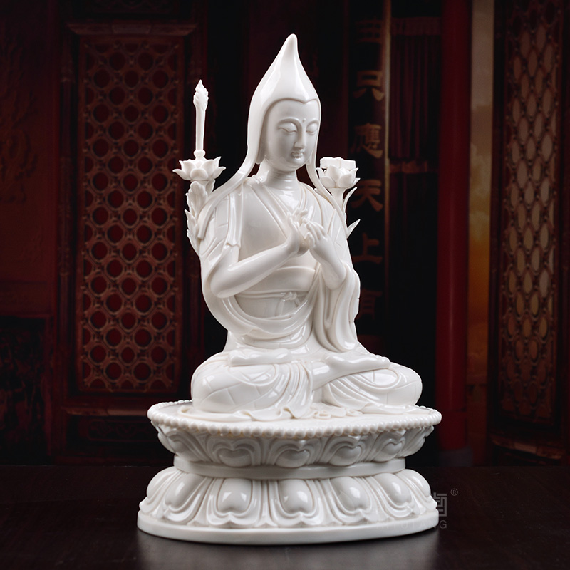 Yutang dai dehua porcelain its art collection furnishing articles/master tsongkhapa D46-24