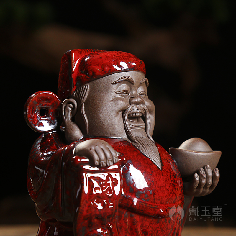 Yutang dai wealth Buddha ceramics handicraft furnishing articles, household to household store opening gifts