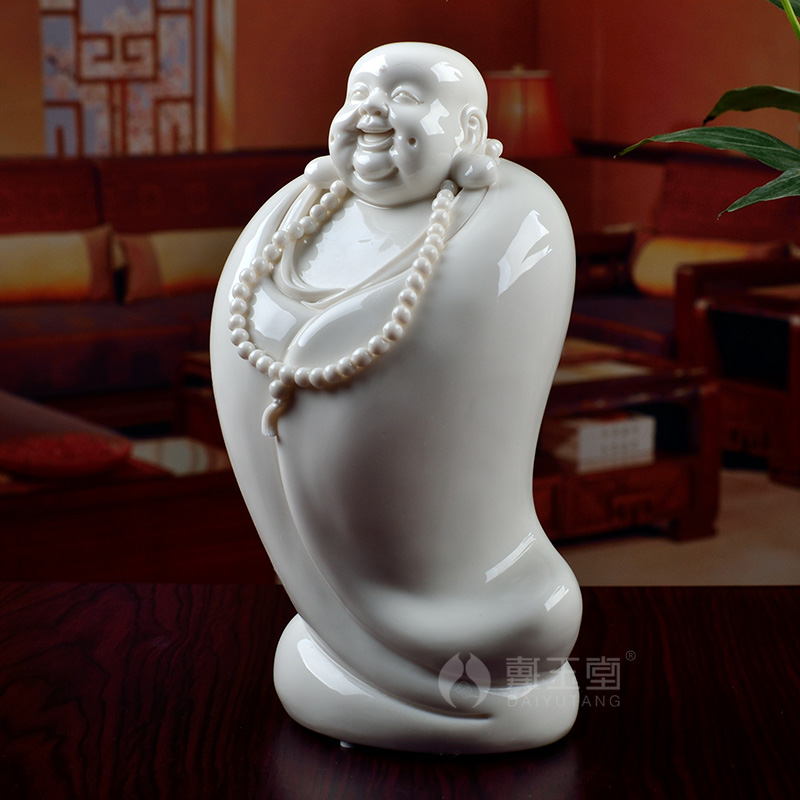 Big Zheng Guoming yutang dai dehua white porcelain its art home furnishing articles/set of four maitreya D41-41