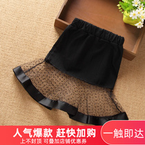 Child Clothing New Pint Girl Spring Summer Dress Woman Baby Half Body Dress Child Lotus Leaf Side Short Skirt Buns Hip Korean version fish tail dress