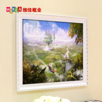 Cross Stitch picture frame Wall hanging photo frame 50*70cm X60 90 75 80 40 30 cm 1000 pieces Puzzle frame