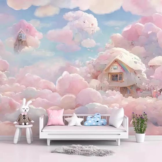 Fantasy cloud wall cloth TV background wall wallpaper children's room wall cloth living room sky sofa bedroom bedside wallpaper
Fantasy cloud wall cloth TV background wall wallpaper children's room wall cloth living room sky sofa bedroom bedside wallpaper