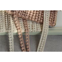 Beige Pink Cotton Thread Lace Lace Flower Side Day Single Outlet Clothing DIY Accessories Hand Ledger Mini-Va Clothes Trim