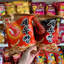 South Koreas original imported agricultural fresh shrimp strips 90g Original spicy spicy casual puffed pursuit drama snacks