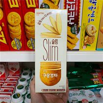 Korea Haitai potato super pine crackers 80g potato chips biscuits National casual snacks